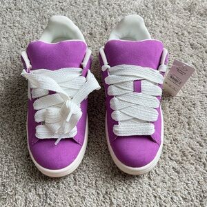 Purple and White Sneakers. Size 6